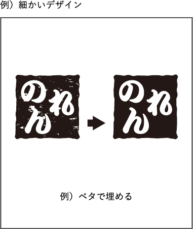 細かいデザイン